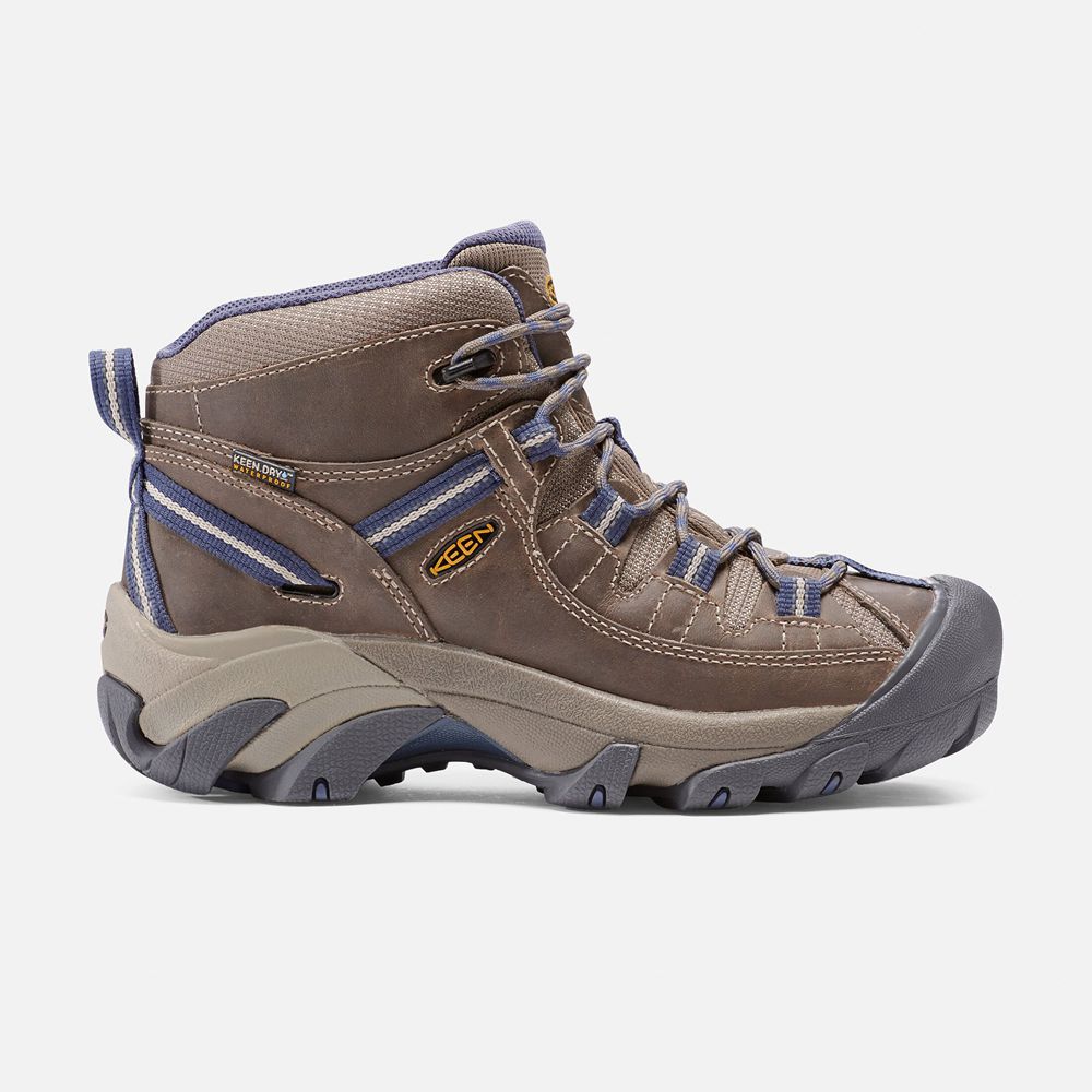 Keen Outdoor Bot Kadın Kahverengi - Targhee Ii Waterproof Mid - Türkiye EBAS54638